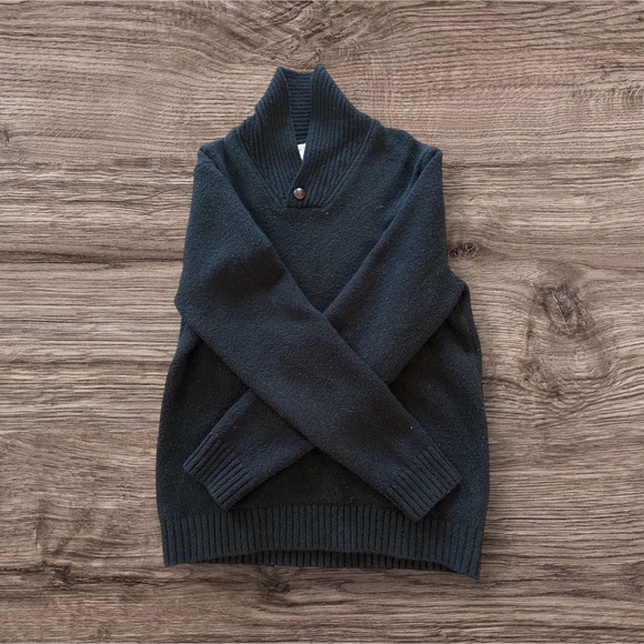 Old Navy Black Turtleneck Sweater with Knitted Texture - Picture 1 of 1